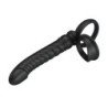 PRETTY LOVE - VIBRADOR ANAL MERRITT CON ANILLO Y VIBRACIÓN NEGRO
