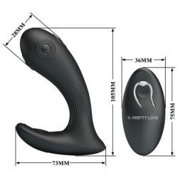 PRETTY LOVE - VIBRADOR DE PRÓSTATA MIRABELLE CON CONTROL REMOTO