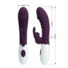PRETTY LOVE - VIBRADOR DE CONEJO TRAVIESO DE 30 FUNCIONES, MORADO