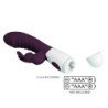 PRETTY LOVE - VIBRADOR DE CONEJO TRAVIESO DE 30 FUNCIONES, MORADO