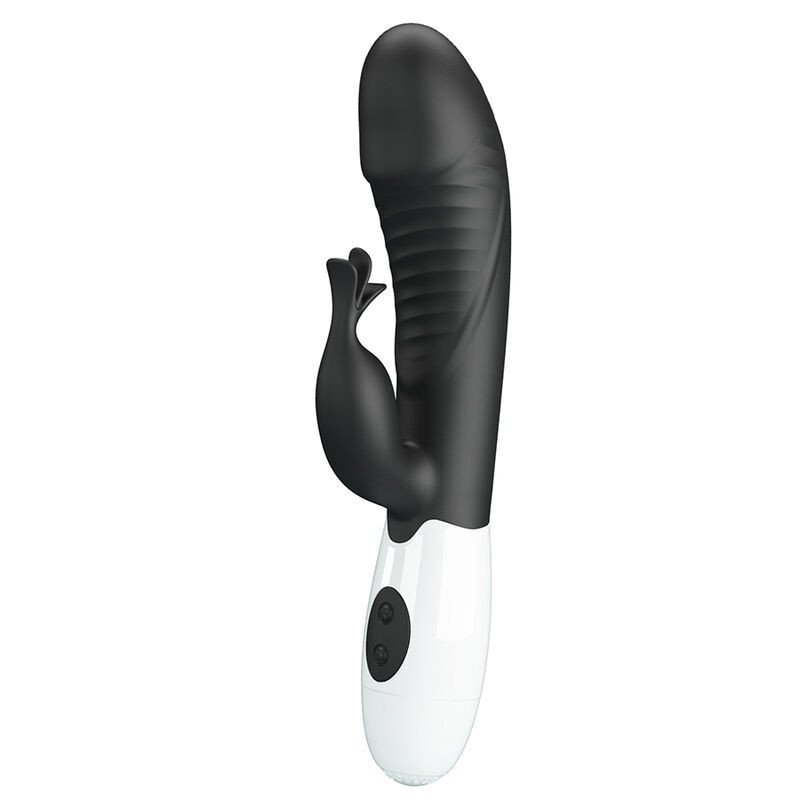 PRETTY LOVE - RASMUSSEN VIBRADOR CON FORMA DE CONEJO DE 30 FUNCIONES NEGRO