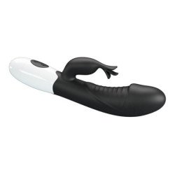 PRETTY LOVE - RASMUSSEN 30 FUNCTION RABBIT VIBRATOR BLACK