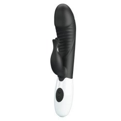PRETTY LOVE - RASMUSSEN VIBRADOR CON FORMA DE CONEJO DE 30 FUNCIONES NEGRO