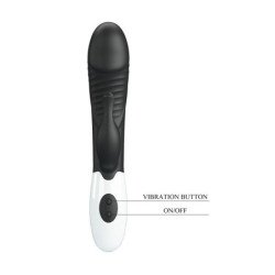 PRETTY LOVE - RASMUSSEN VIBRADOR CON FORMA DE CONEJO DE 30 FUNCIONES NEGRO