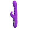PRETTY LOVE - VIBRADOR SABIEN RABBIT CON ESTIMULACIÓN POR GOLPES Y LED MORADO