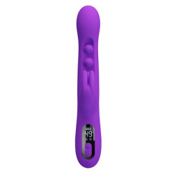 PRETTY LOVE - VIBRADOR SABIEN RABBIT CON ESTIMULACIÓN POR GOLPES Y LED MORADO