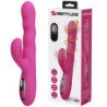 PRETTY LOVE - VIBRADOR MULTIFUNCIONAL DE CONEJO PARA INVIERNO CON PANTALLA LED ROSA