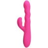 PRETTY LOVE - VIBRADOR MULTIFUNCIONAL DE CONEJO PARA INVIERNO CON PANTALLA LED ROSA