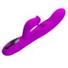 PRETTY LOVE - VIBRADOR OSCILANTE YALANDA RABBIT CON PANTALLA LED MORADO
