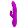 PRETTY LOVE - VIBRADOR OSCILANTE YALANDA RABBIT CON PANTALLA LED MORADO