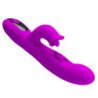 PRETTY LOVE - VIBRADOR OSCILANTE YALANDA RABBIT CON PANTALLA LED MORADO