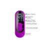 PRETTY LOVE - VIBRADOR OSCILANTE YALANDA RABBIT CON PANTALLA LED MORADO