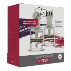 SHE.E.O - DISPOSITIVOS DE SUCCIÓN DE PEZONES Y CLÍTORIS M/L