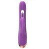 SHE.E.O - VIBRADOR DE PUNTO G CON FORMA DE CONEJO CON MOVIMIENTO DIGITAL, COLOR MORADO