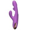 SHE.E.O - VIBRADOR DE PUNTO G CON FORMA DE CONEJO CON MOVIMIENTO DIGITAL, COLOR MORADO