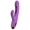 SHE.E.O - VIBRADOR DE PUNTO G CON FORMA DE CONEJO CON MOVIMIENTO DIGITAL, COLOR MORADO