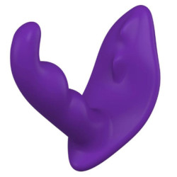SHE.E.O - ESTIMULADOR ANAL VIBRATORIO ROTATIVO CON CONTROL REMOTO - MORADO