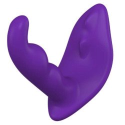 SHE.E.O - ESTIMULADOR ANAL VIBRATORIO ROTATIVO CON CONTROL REMOTO - MORADO