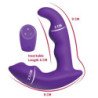 SHE.E.O - ESTIMULADOR ANAL VIBRATORIO ROTATIVO CON CONTROL REMOTO - MORADO
