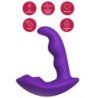 SHE.E.O - ESTIMULADOR ANAL VIBRATORIO ROTATIVO CON CONTROL REMOTO - MORADO