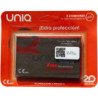 UNIQ - PRESERVATIVOS SIN LÁTEX DE AJUSTE SEGURO - 3 UNIDADES