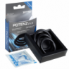 JOYDIVISION POTENZDUO - CONJUNTO DE 3 ANILLOS NEGROS - S, M, L