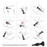 ARMONY - VIBRADOR Y TAPÓN ANAL CON CONTROL REMOTO NEGRO