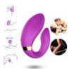 ARMONY - VIBRADOR EN FORMA DE MEDIA LUNA PARA PAREJAS CON CONTROL REMOTO, COLOR MORADO