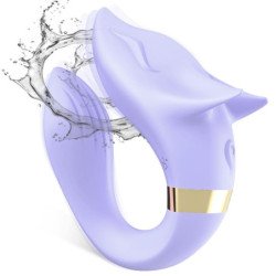 ARMONY - VIBRADOR FOX PARA PAREJAS CON CONTROL REMOTO MORADO