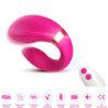 ARMONY - VIBRADOR EN FORMA DE MEDIA LUNA PARA PAREJAS CON CONTROL REMOTO, COLOR FUCSIA