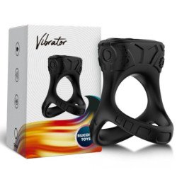 ARMONY - ANILLO VIBRADOR MULTIPOSICIÓN NEGRO