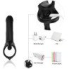 ARMONY - DILDO CON ANILLO Y VIBRADOR NEGRO