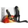 ARMONY - ANILLO VIBRADOR JOY JUMPER PARA PAREJAS Y TAPÓN ANAL CON CONTROL REMOTO NEGRO