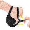 ARMONY - ANILLO VIBRADOR DE ESCROTO MANTA CON CONTROL REMOTO NEGRO