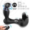 ARMONY - VIBRADOR ANAL Y ESTIMULADOR DE TESTÍCULOS CON CONTROL REMOTO, COLOR NEGRO