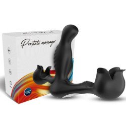 ARMONY - VIBRADOR ANAL Y ESTIMULADOR DE TESTÍCULOS CON CONTROL REMOTO, COLOR NEGRO