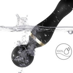 ARMONY - MASAJEADOR Y VIBRADOR FREEZA CON CABEZAL SUPERFLEXIBLE NEGRO