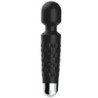 ARMONY - MASAJEADOR Y VIBRADOR CARTERO CON CABEZAL SÚPER FLEXIBLE, COLOR NEGRO