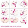 ARMONY - MASAJEADOR Y VIBRADOR EN FORMA DE Y CON DOBLE CABEZAL, COLOR FUCSIA