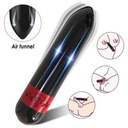 ARMONY - VIBRADOR COHETE BALA CON CONTROL REMOTO NEGRO