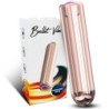 ARMONY - BALA VIBRADORA CON CONTROL REMOTO Y CABEZA DE GUERRA DORADA 2 CM X 8,8 CM