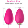 ARMONY - VIBRADOR DE HUEVO MANDALA PARA PUNTO G CON CONTROL REMOTO FUCSIA