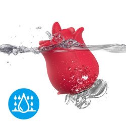 ARMONY - VIBRADOR DE CLÍTORIS ROJO CON 10 MODOS DE ESPECIALIZACIÓN LAMIDAS