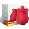 ARMONY - VIBRADOR DE CLÍTORIS ROJO CON 10 MODOS DE ESPECIALIZACIÓN LAMIDAS