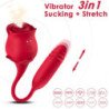 ARMONY - ROSEKNIGTH SUCTOR Y VIBRADOR DE CLÍTORIS ROJO