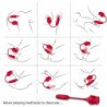 ARMONY - ROSEKNIGTH SUCTOR Y VIBRADOR DE CLÍTORIS ROJO
