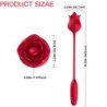 ARMONY - ROSELIP LAMIDA DE CLÍTORIS VIBRATORIO Y VIBRADOR ROJO