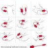 ARMONY - ROSELIP LAMIDA DE CLÍTORIS VIBRATORIO Y VIBRADOR ROJO