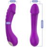 ARMONY - DILDO VIBRADOR DE SILICONA PARA EL PUNTO G, COLOR MORADO