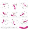 ARMONY - DILDO VIBRADOR DE SILICONA PARA EL PUNTO G, FUCSIA
